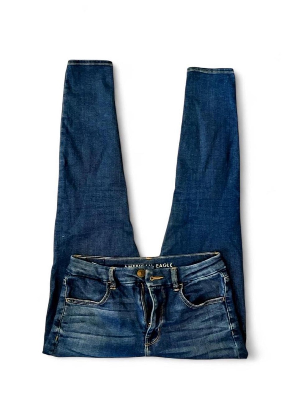 American Eagle Outfitters Dark Blue Women's Skinny Jeans Size 6
